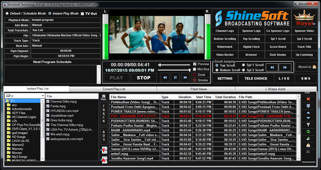 cable tv software channel player free download